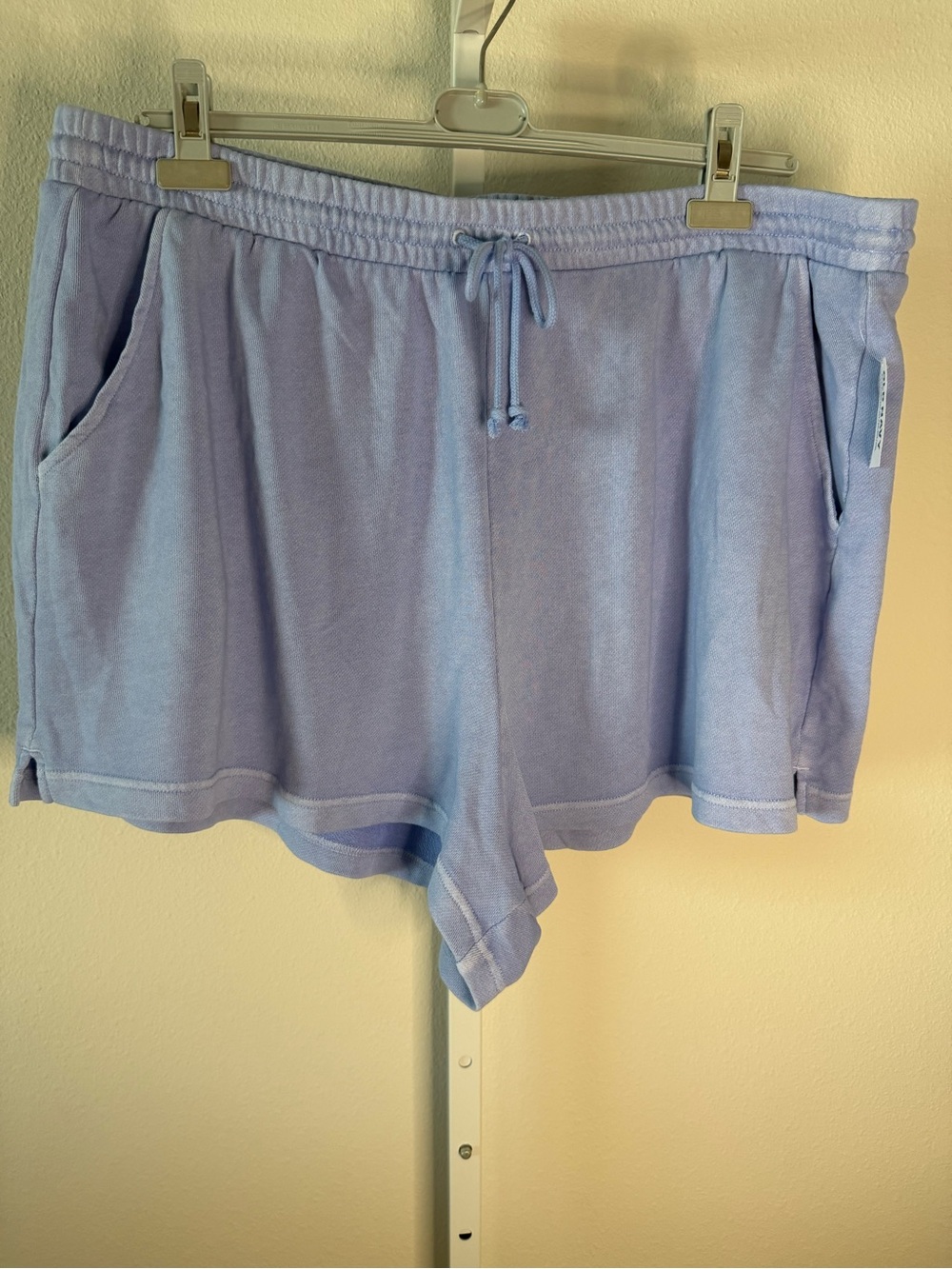 NWT-Light Blue Sweat Shorts - Women
